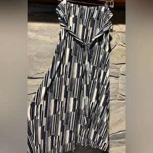 Robert Louis navy and white maxi skirt, 2X